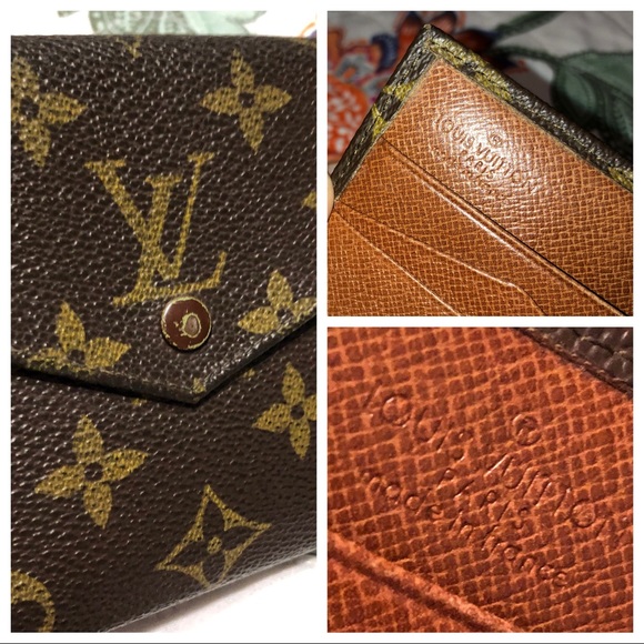 Louis Vuitton AUTHENTIC Vintage Monogram Portefeiulle Elise Trifold Wallet 1990 - Picture 6 of 16